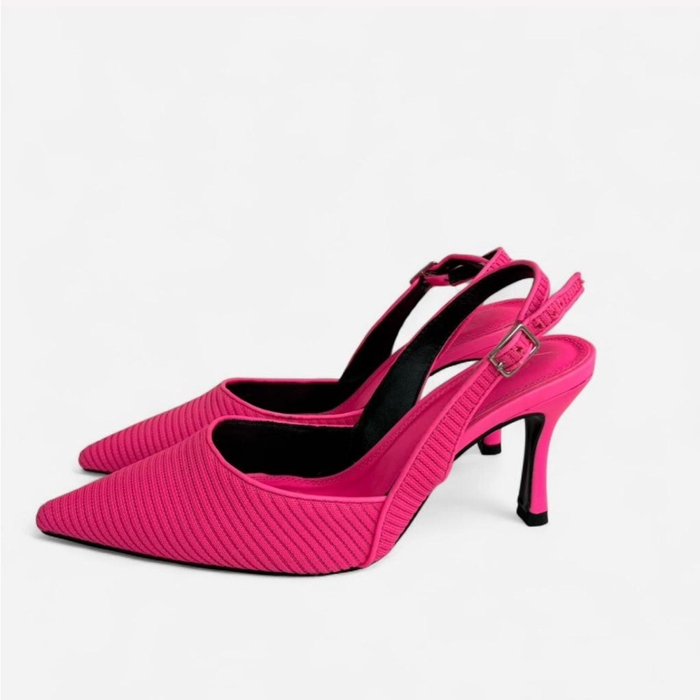 ASOS Vibrant Pink Slingback Heels